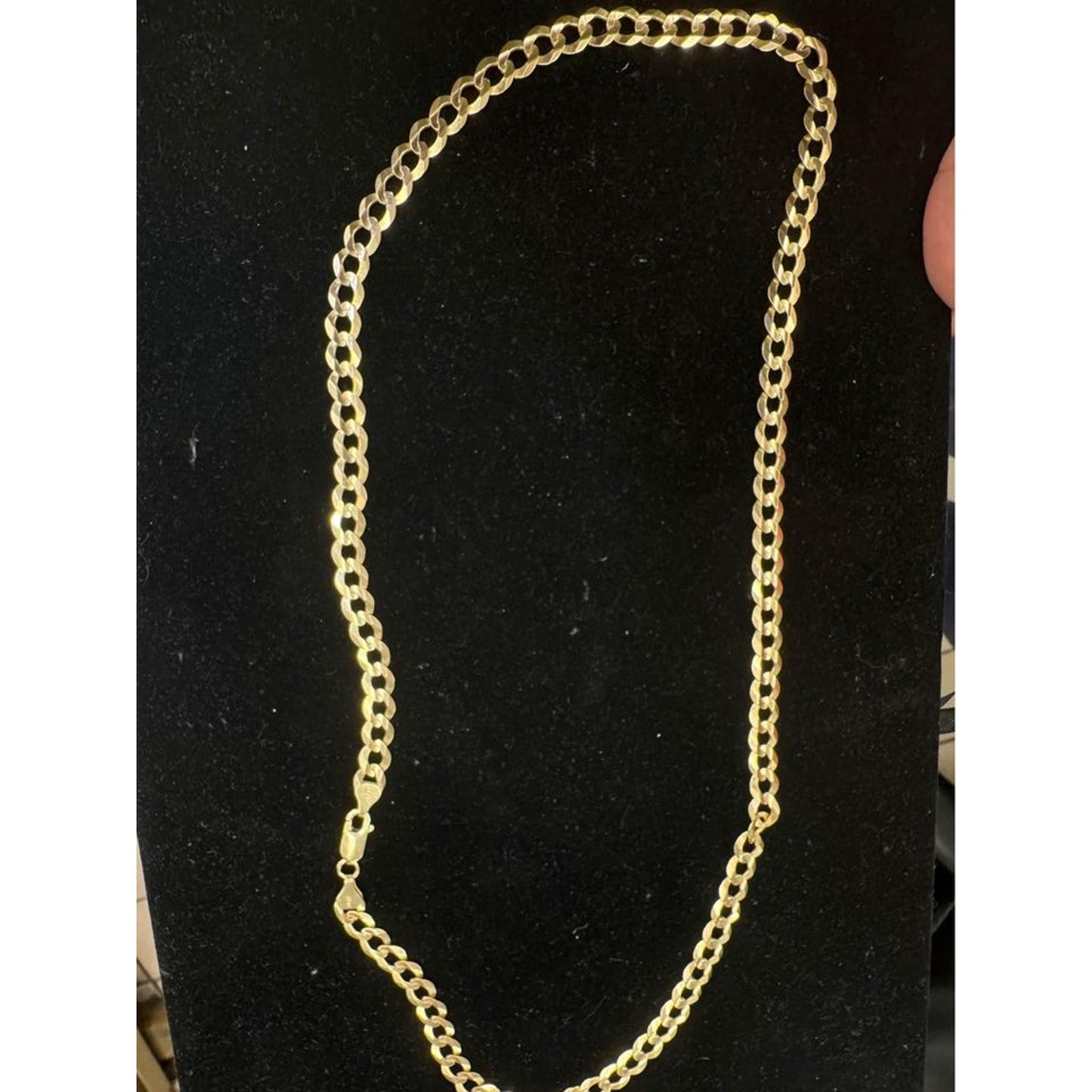 14k Yellow Gold Cuban Chain