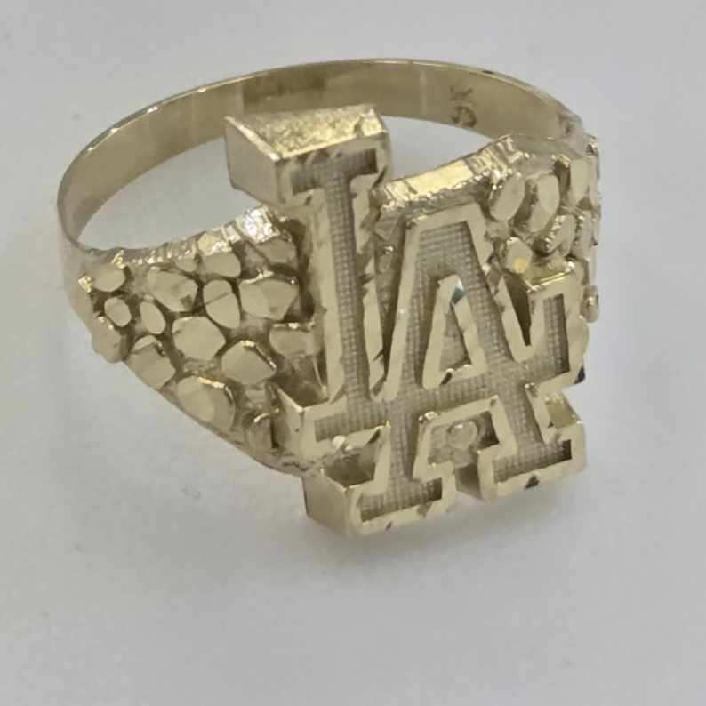 10k Gold Large LA Nugget Ring