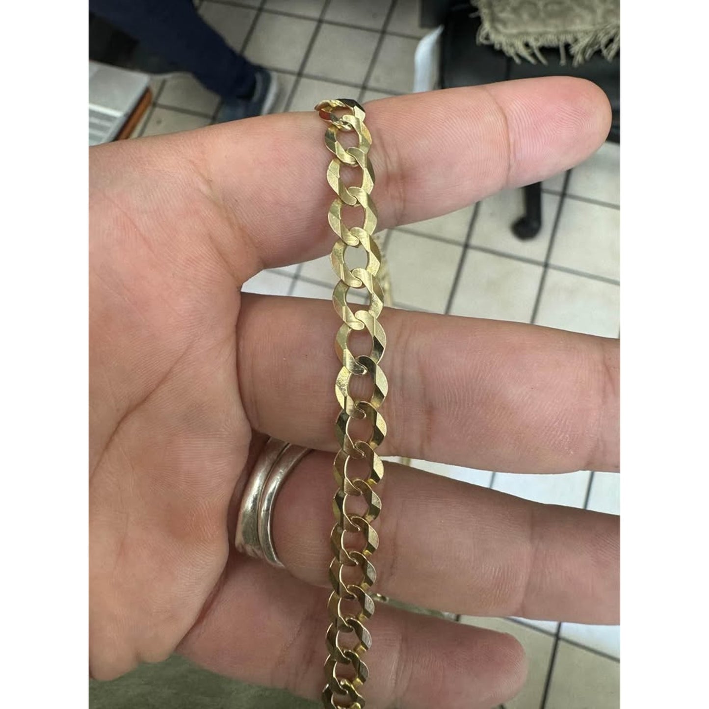 14k Yellow Gold Cuban Chain