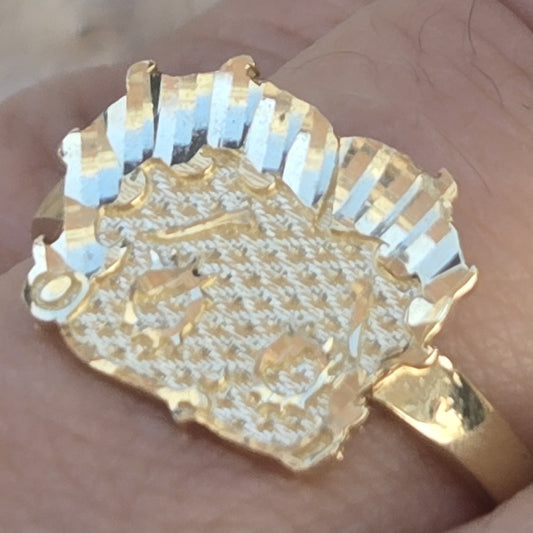 Real Solid 14k Gold Betty Ring