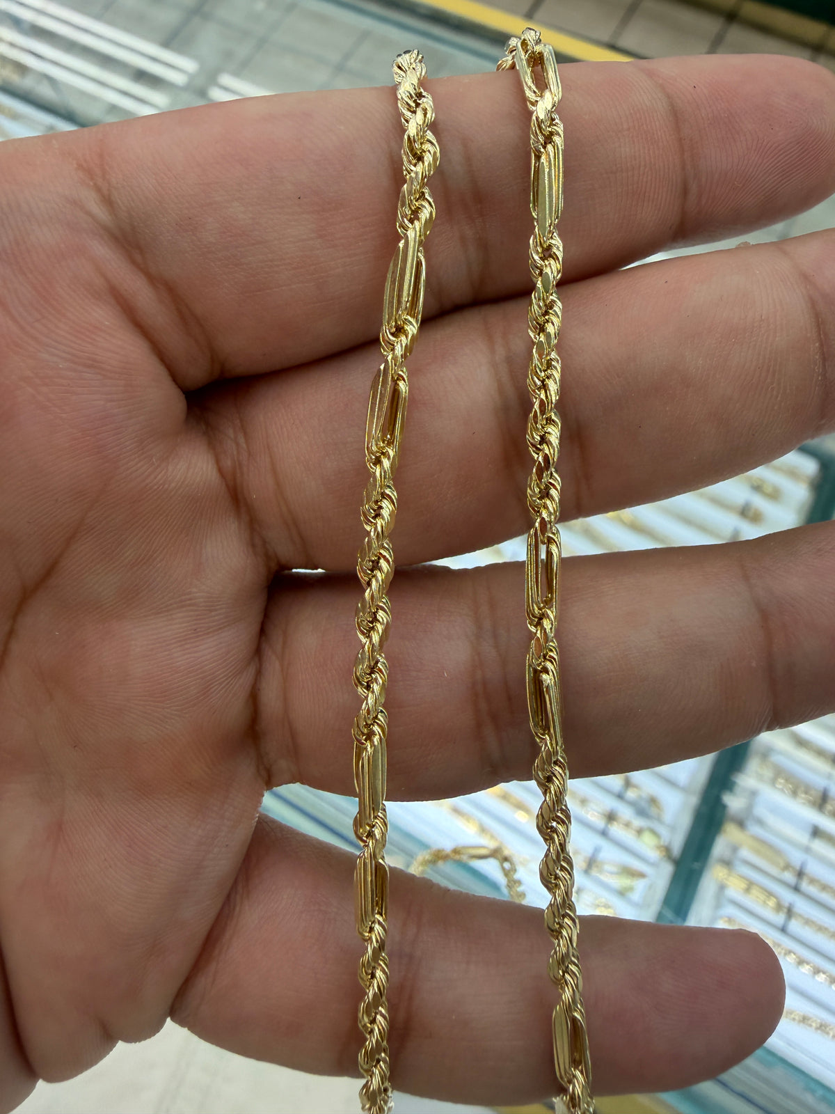10k Real Gold Milano Chain 3mm 22 24 26 inch