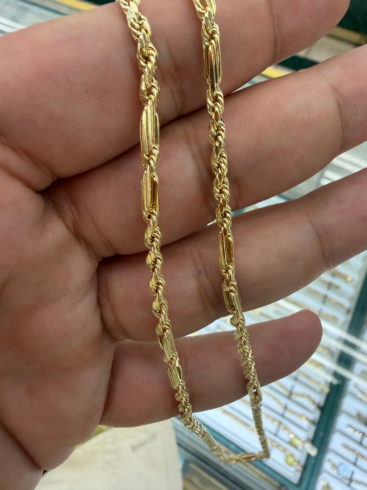 10k Real Gold Milano Chain 3mm 22 24 26 inch