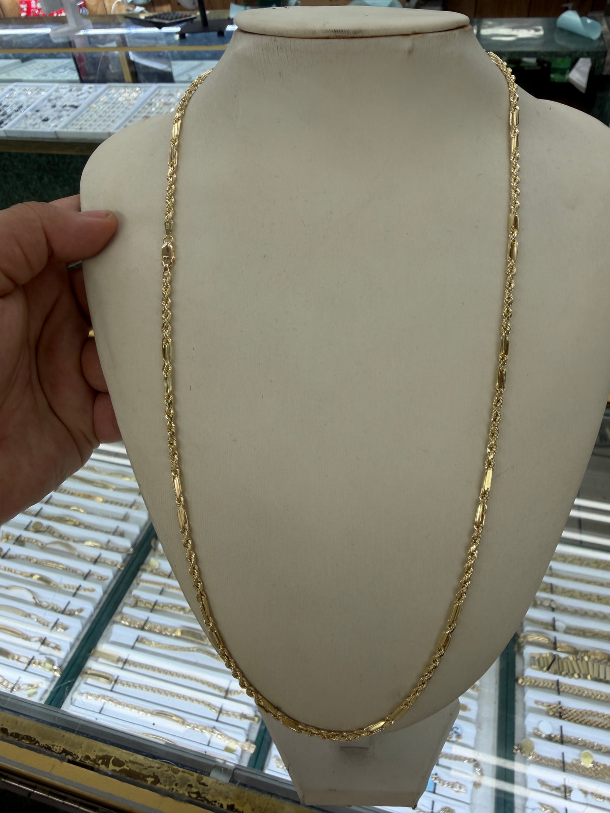 10k Real Gold Milano Chain 3mm 22 24 26 inch