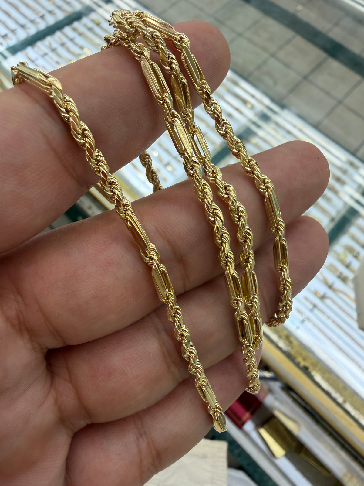 10k Real Gold Milano Chain 3mm 22 24 26 inch
